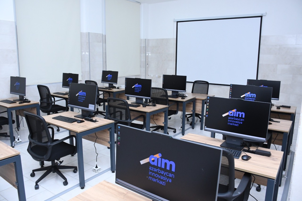 Gəncədə Azərbaycan İnnovasiya Mərkəzinin açılışı olub - FOTOLAR